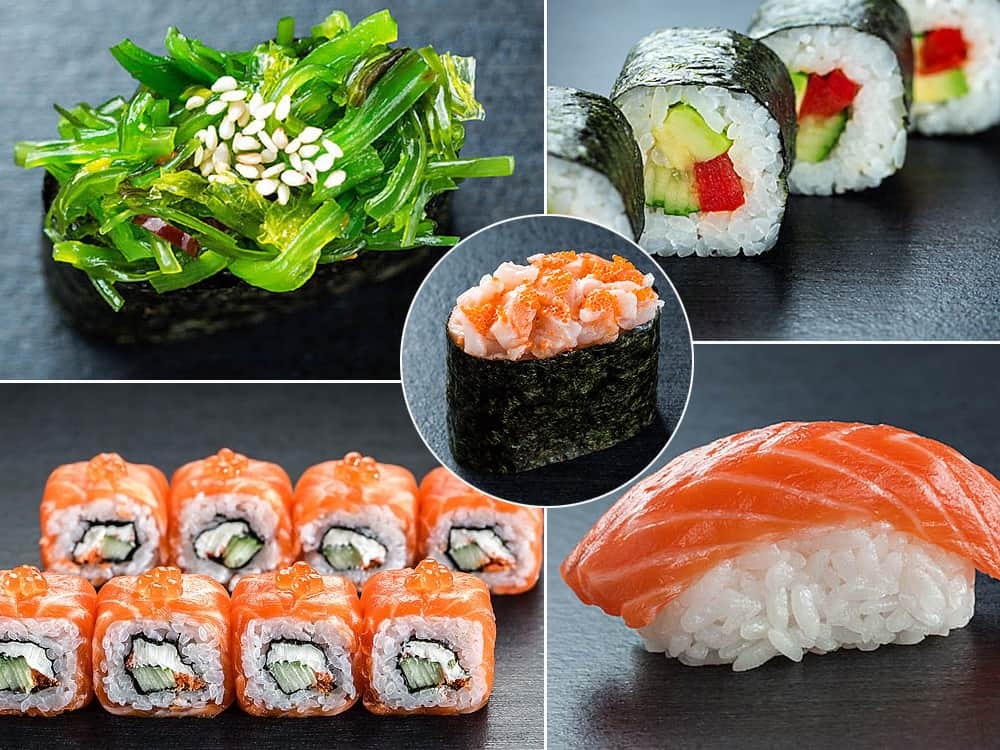 Какие бывают виды суши?